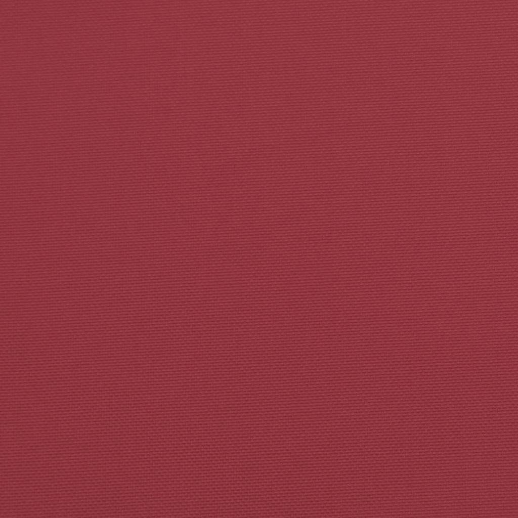 Garden Bench Cushion Wine Red 70.9"x(19.7"+19.7")x2.8" Oxford Fabric