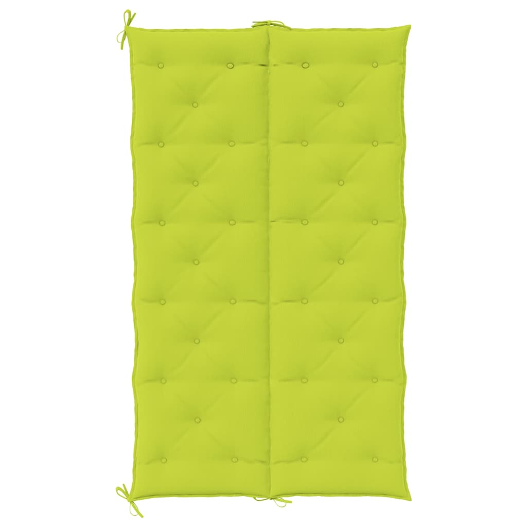 Garden Bench Cushion Bright Green 70.9"x(19.7"+19.7")x2.8" Oxford Fabric