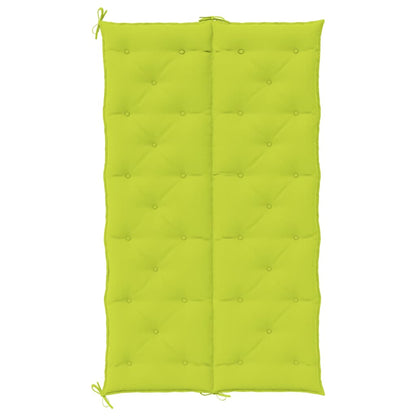 Garden Bench Cushion Bright Green 70.9"x(19.7"+19.7")x2.8" Oxford Fabric