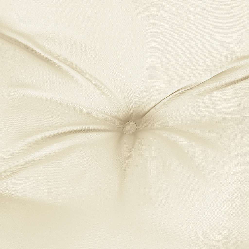 Garden Bench Cushion Cream White 78.7"x(19.7"+19.7")x2.8" Oxford Fabric