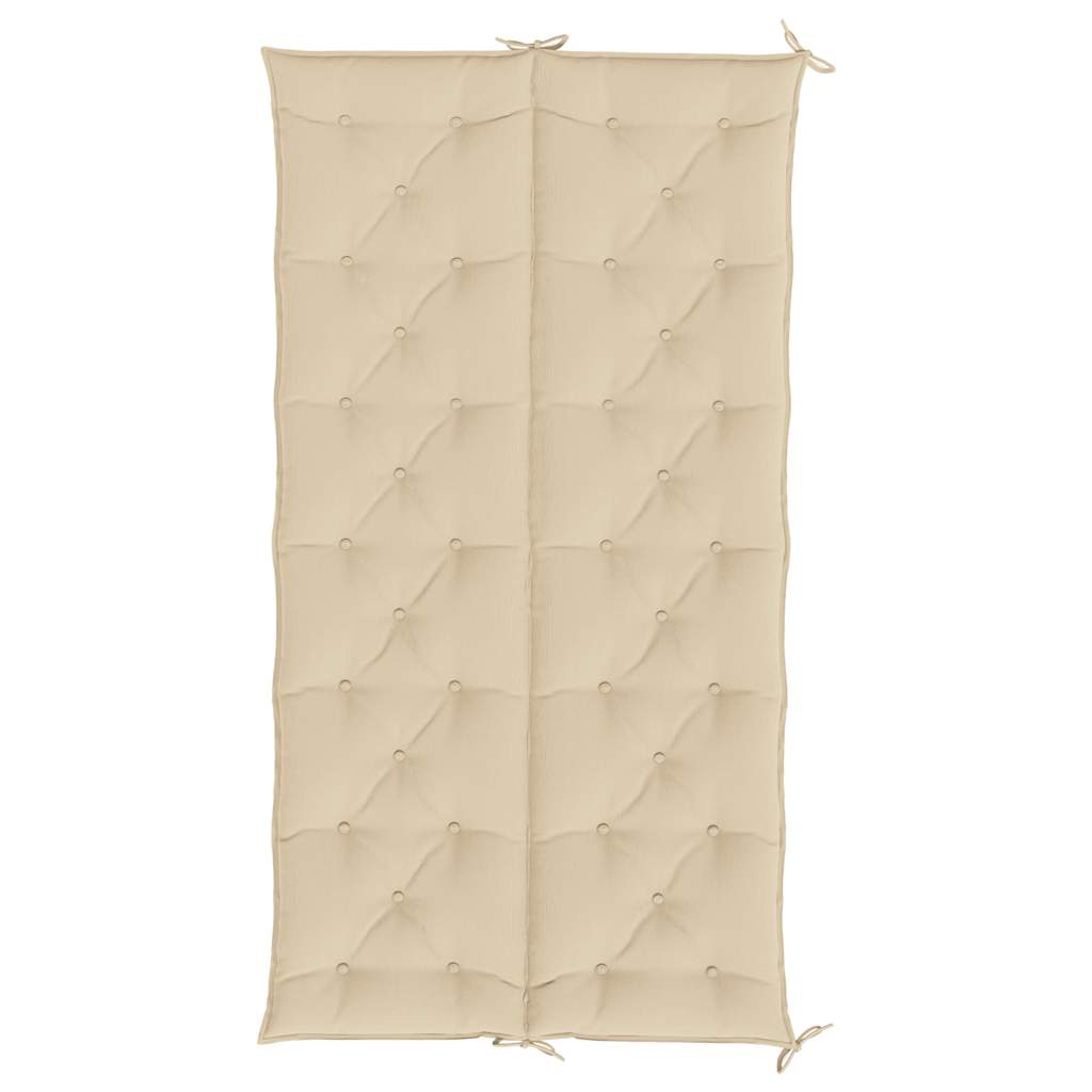 Garden Bench Cushion Beige 78.7"x(19.7"+19.7")x2.8" Oxford Fabric