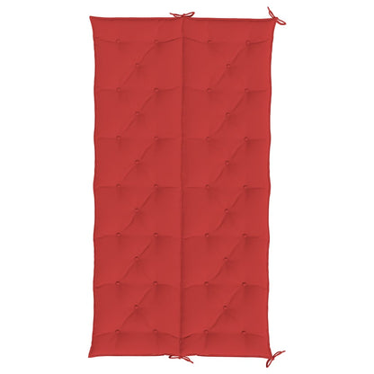 Garden Bench Cushion Red 78.7"x(19.7"+19.7")x2.8" Oxford Fabric