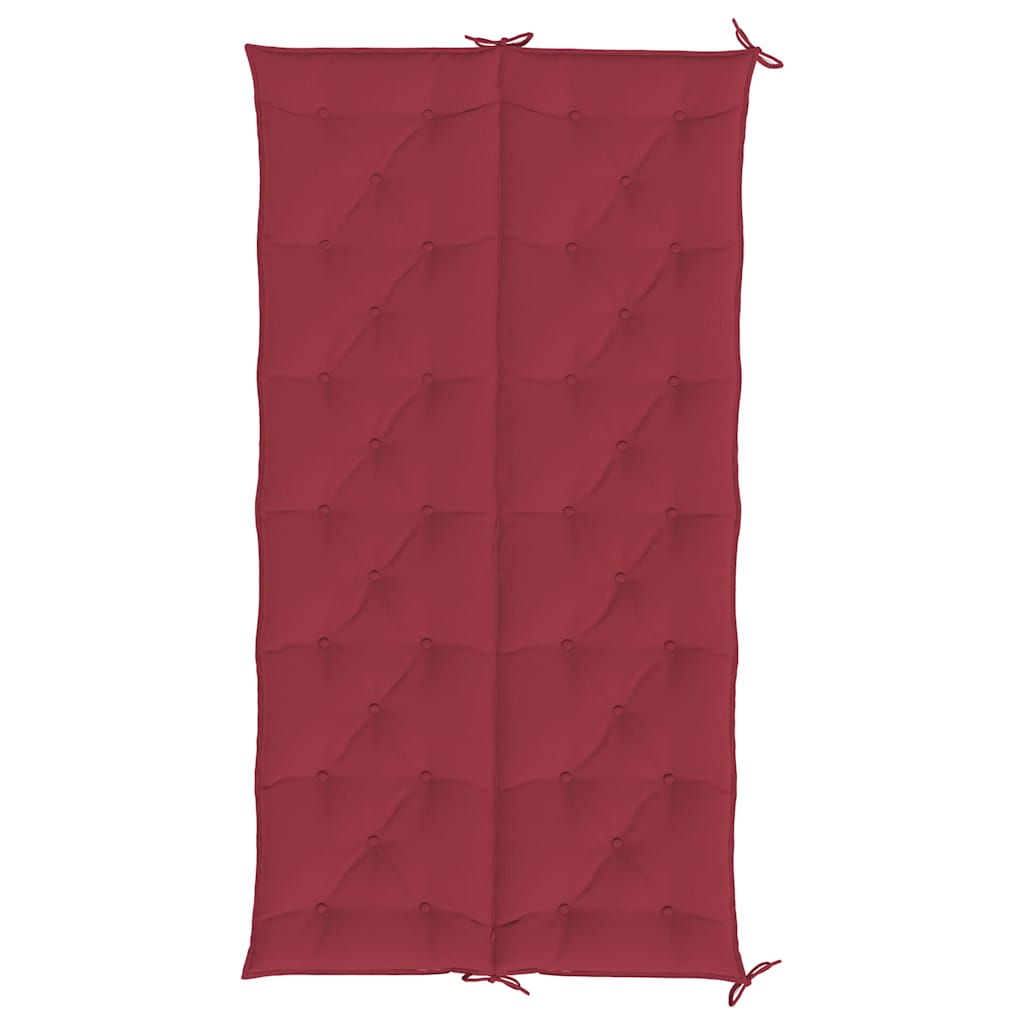 Garden Bench Cushion Wine Red 78.7"x(19.7"+19.7")x2.8" Oxford Fabric