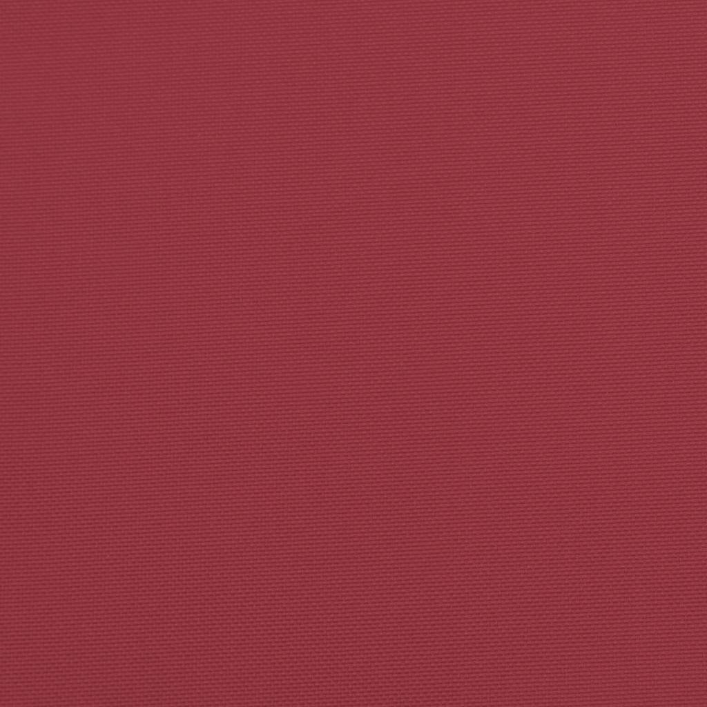 Garden Bench Cushion Wine Red 78.7"x(19.7"+19.7")x2.8" Oxford Fabric