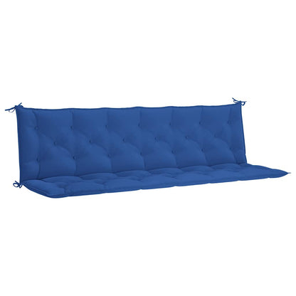 Garden Bench Cushion Blue 78.7"x(19.7"+19.7")x2.8" Oxford Fabric