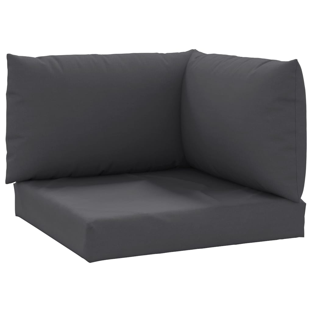 Pallet Cushions 3 pcs Anthracite Oxford Fabric