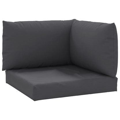 Pallet Cushions 3 pcs Anthracite Oxford Fabric