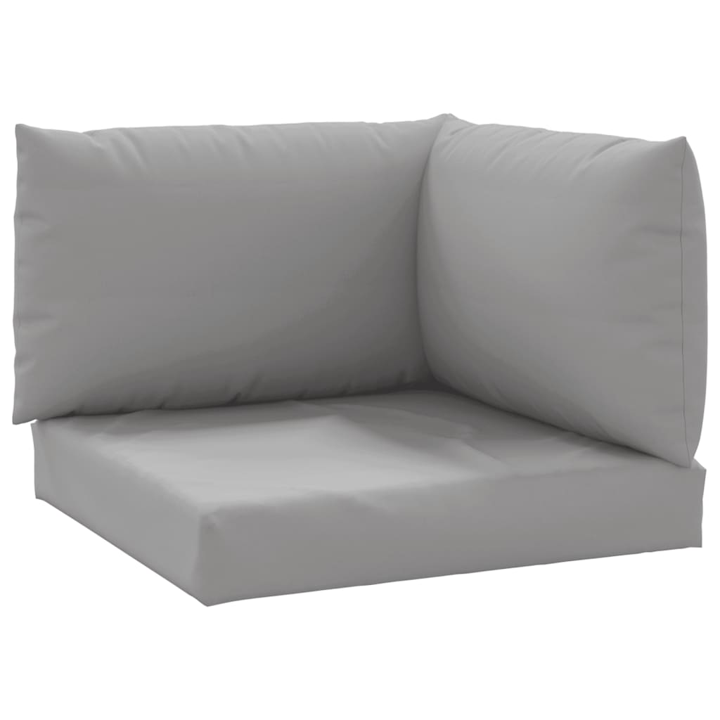 Pallet Cushions 3 pcs Gray Oxford Fabric