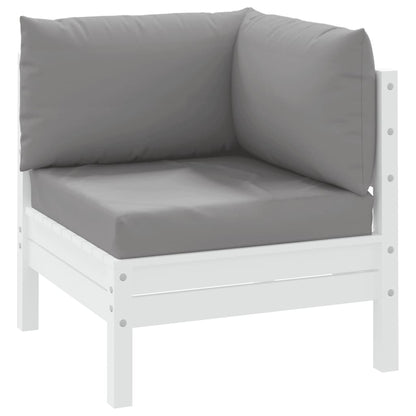 Pallet Cushions 3 pcs Gray Oxford Fabric