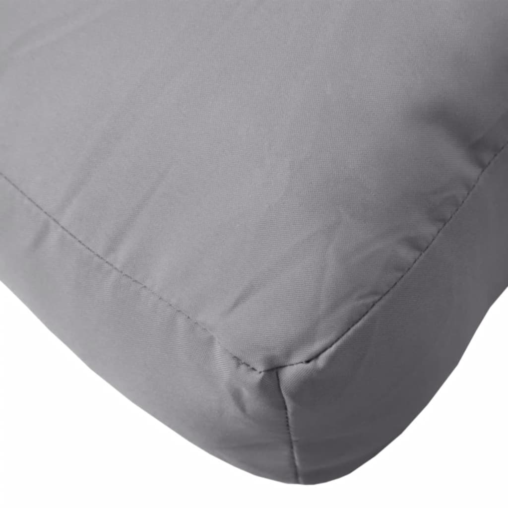 Pallet Cushions 3 pcs Gray Oxford Fabric