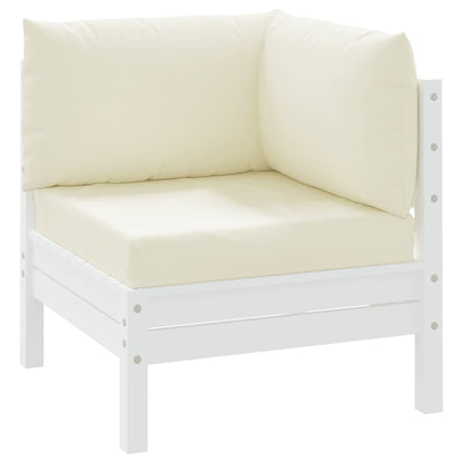 Pallet Cushions 3 pcs Cream White Oxford Fabric