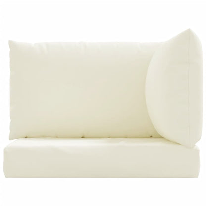 Pallet Cushions 3 pcs Cream White Oxford Fabric