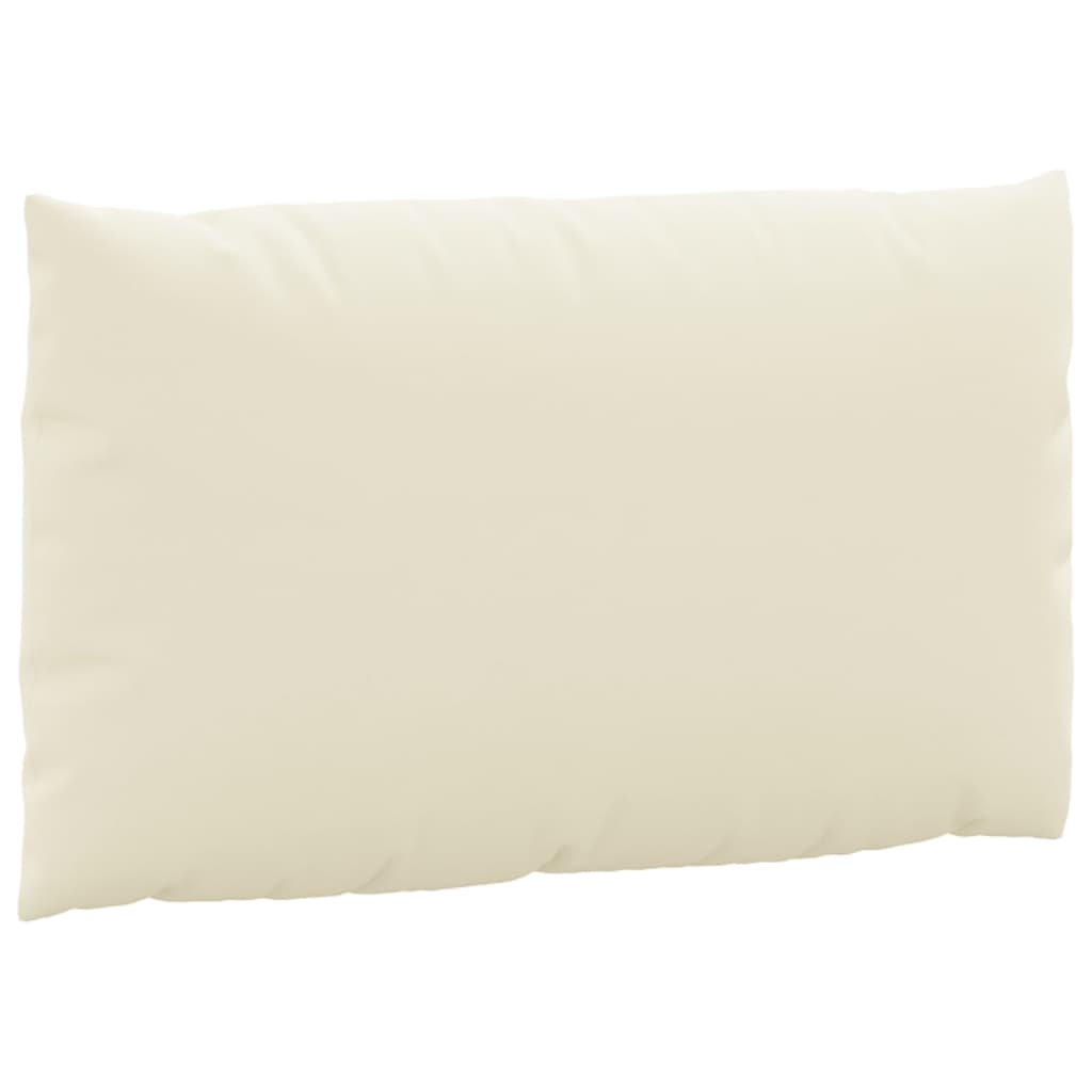 Pallet Cushions 3 pcs Cream White Oxford Fabric