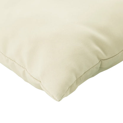 Pallet Cushions 3 pcs Cream White Oxford Fabric