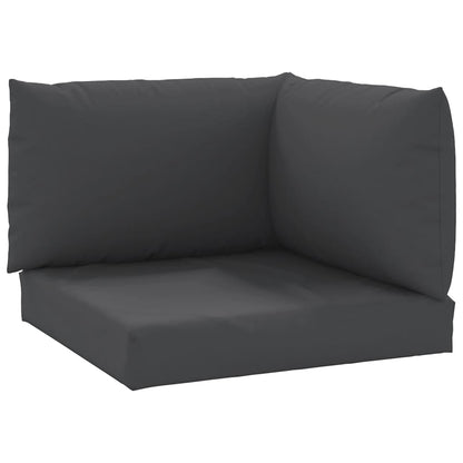 Pallet Cushions 3 pcs Black Oxford Fabric