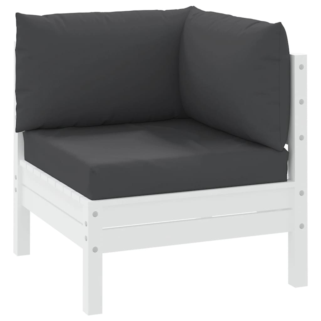 Pallet Cushions 3 pcs Black Oxford Fabric