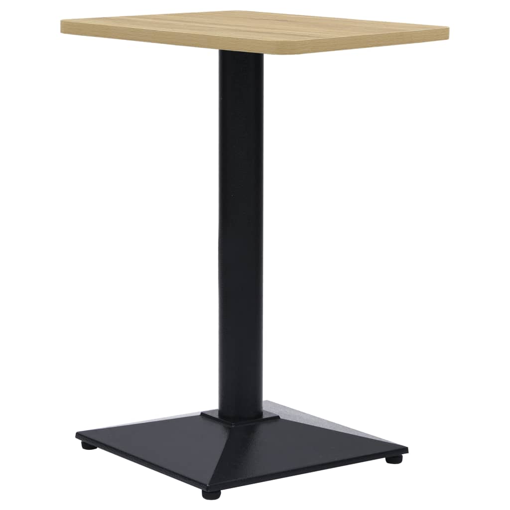 Bistro Table Leg Black 41x41x72 cm Cast Iron