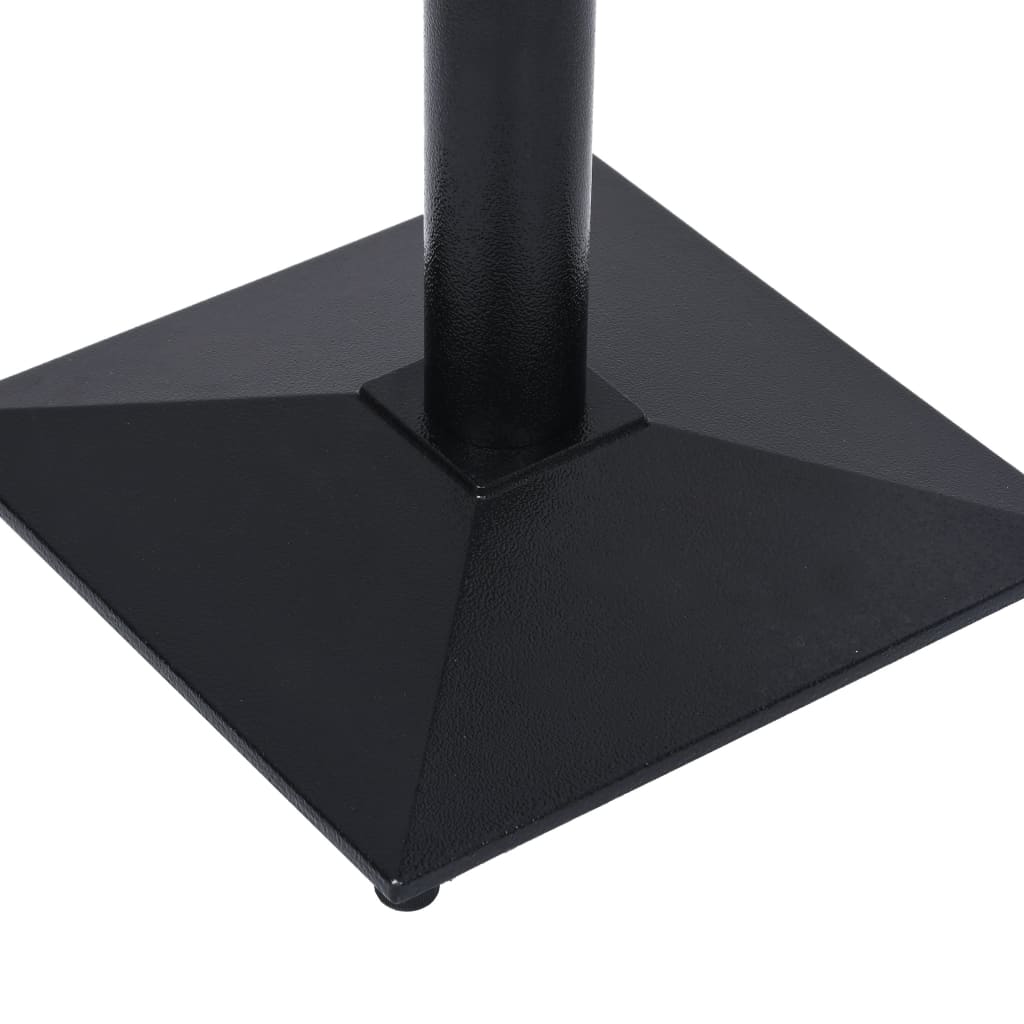 Bistro Table Leg Black 41x41x72 cm Cast Iron