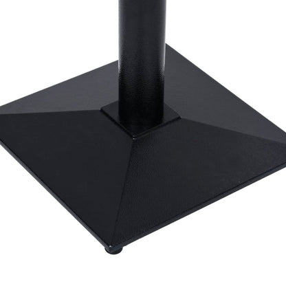 Bistro Table Leg Black 41x41x72 cm Cast Iron