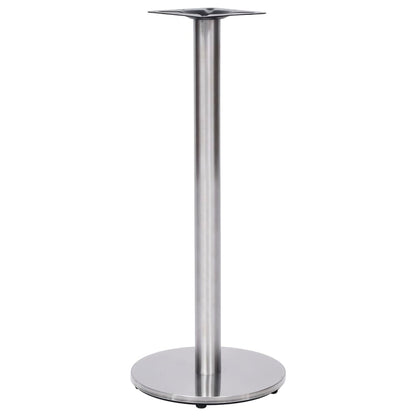 Bistro Table Leg | Silver | Stainless steel | Ø45 x 107 cm |  Industrial