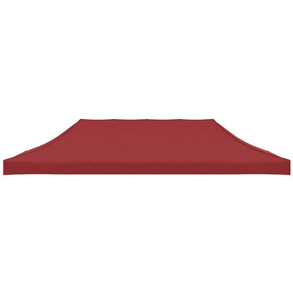 Party Tent Roof 6x3 m Burgundy 270 g/m²