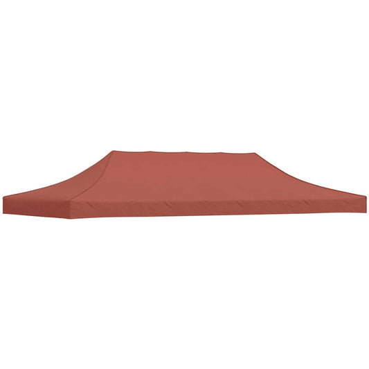 Party Tent Roof 6x3 m Terracotta 270 g/m²