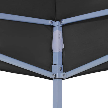 Party Tent Roof 2x2 m Black 270 g/m²