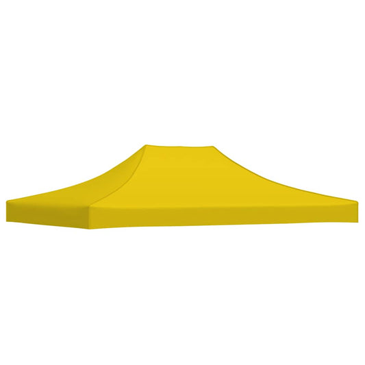 Party Tent Roof 4x3 m Yellow 270 g/m²