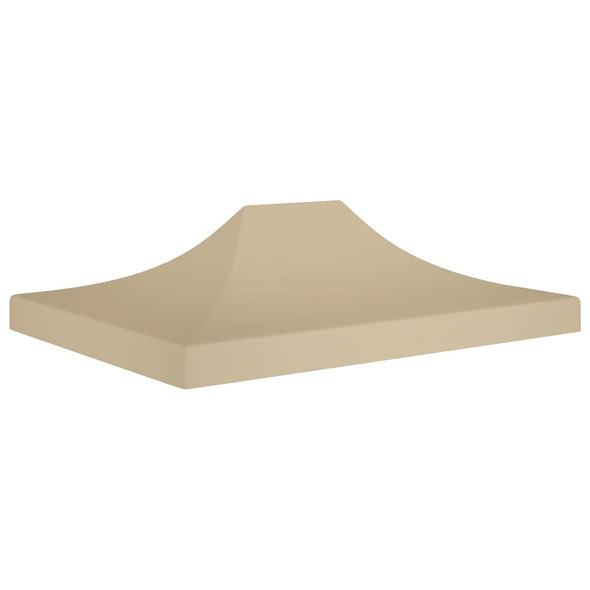 Party Tent Roof 4.5x3 m Beige 270 g/m²