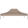 Party Tent Roof 4.5x3 m Taupe 270 g/m²