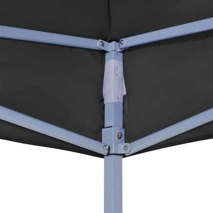 Party Tent Roof | Black | Oxford fabric with PVC coating | Large