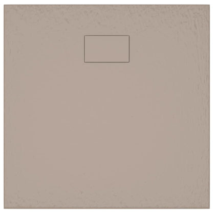 Shower Base Tray SMC Brown 90x80 cm