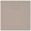 Shower Base Tray SMC Brown 90x80 cm