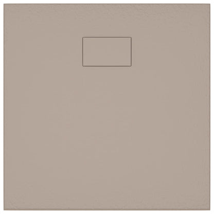 Shower Base Tray SMC Brown 90x90 cm