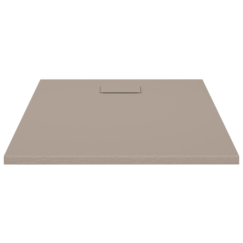 Shower Base Tray SMC Brown 100x80 cm