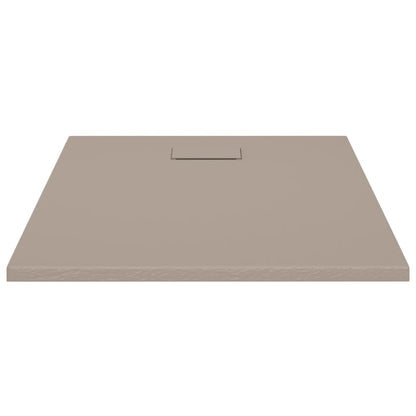 Shower Base Tray SMC Brown 100x80 cm