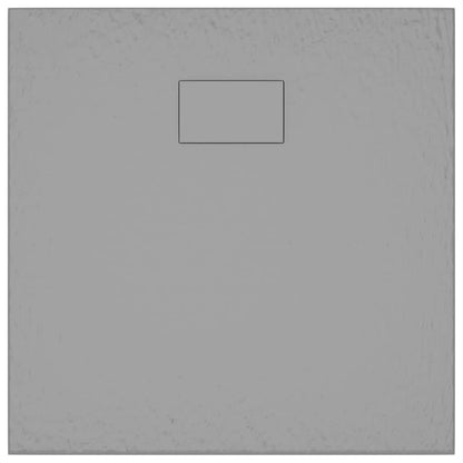 Shower Base Tray SMC Grey 80x80 cm
