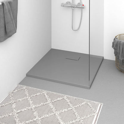 Shower Base Tray SMC Gray 35.4"x35.4