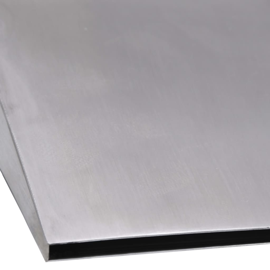 Pool Fountain Silver 17.7"x10.2"x5.1" Stainless Steel