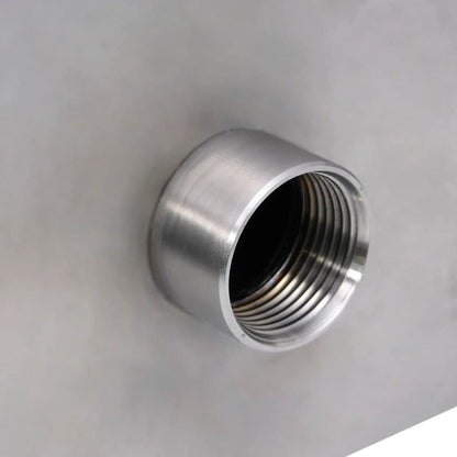 Pool Fountain Silver 17.7"x10.2"x5.1" Stainless Steel