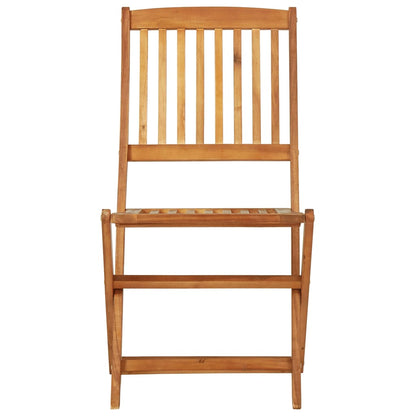 Garden Dining Set | Natural wood | Solid acacia wood | Compact