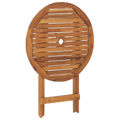 Garden Dining Set | Brown | Solid acacia wood | Compact |  Foldable