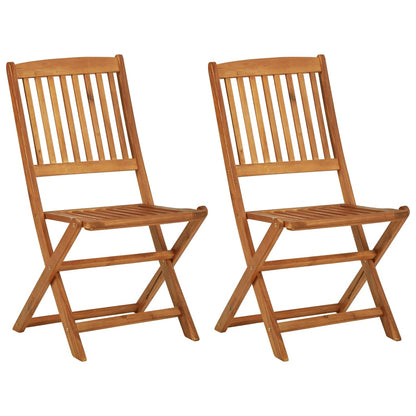 Garden Dining Set | Brown | Solid acacia wood | Compact |  Foldable