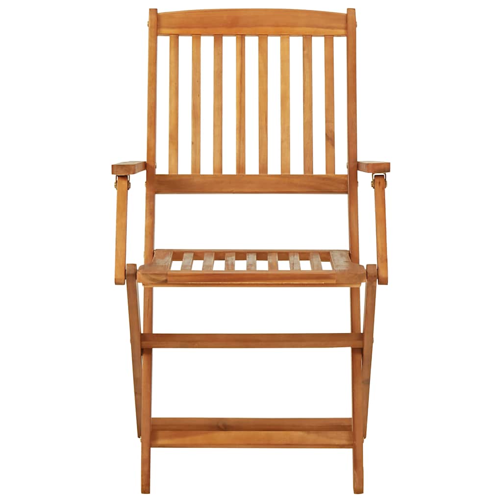 Garden Dining Set | Wooden Brown | Solid Acacia wood | Compact | Foldable