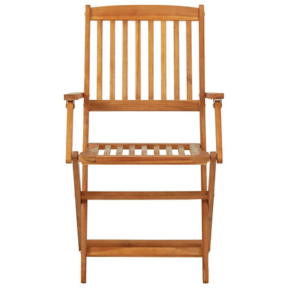 Garden Dining Set | Wooden Brown | Solid Acacia wood | Compact | Foldable