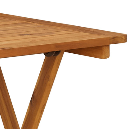 Garden Dining Set | Natural Wood | Solid Acacia Wood | Compact | Foldable