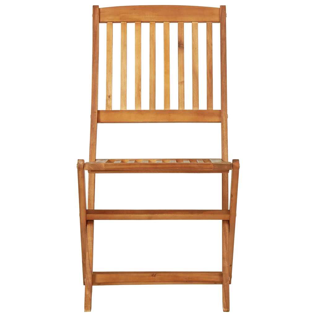 Garden Dining Set | Natural Wood | Solid Acacia Wood | Compact | Foldable