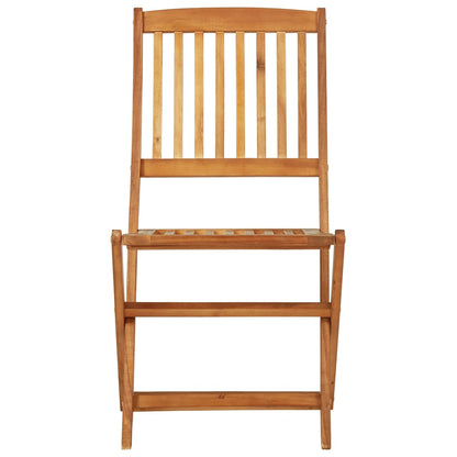 Garden Dining Set | Natural Wood | Solid Acacia Wood | Compact | Foldable