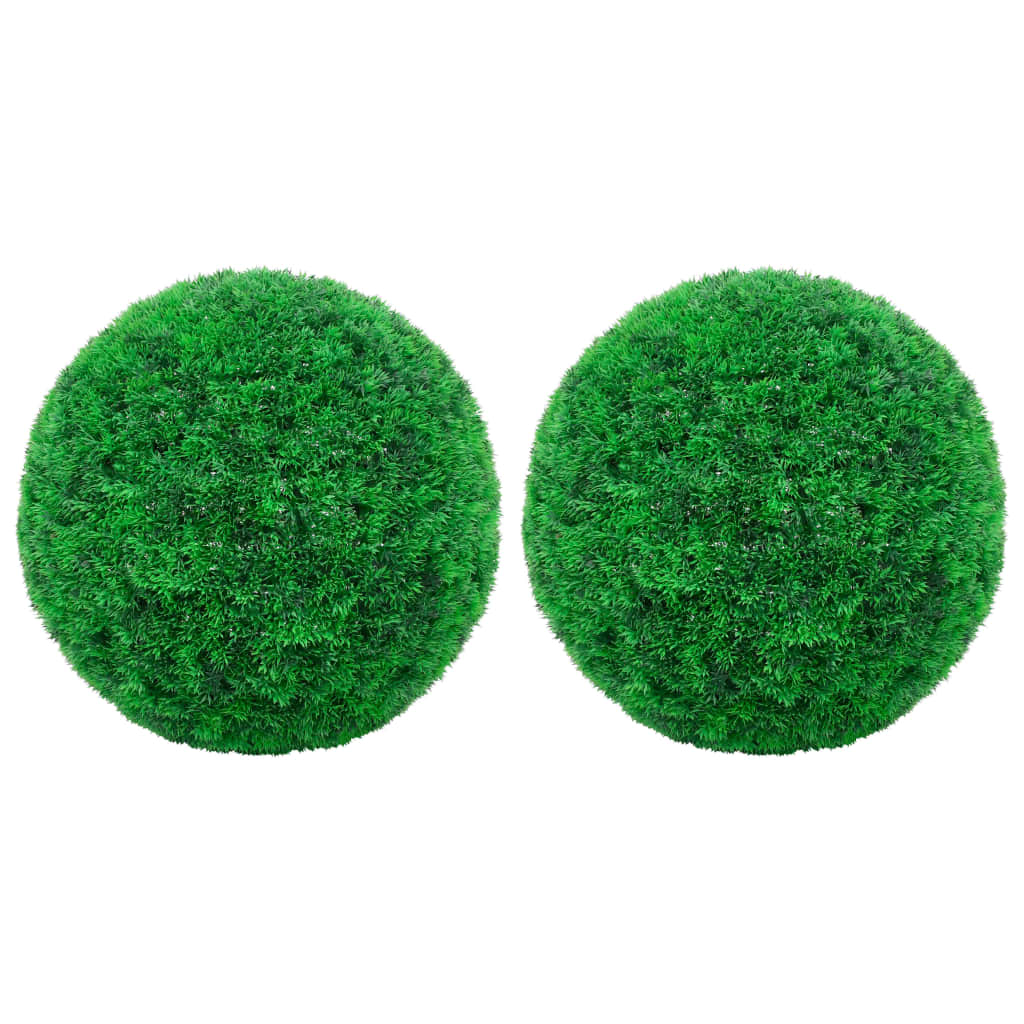 vidaXL Fake Boxwood Ball Mixed Green Polyethylene Medium