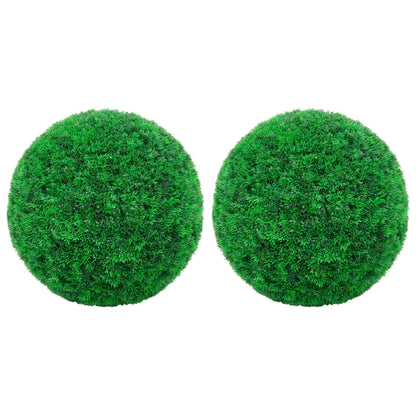 vidaXL Fake Boxwood Ball Mixed Green Polyethylene Medium